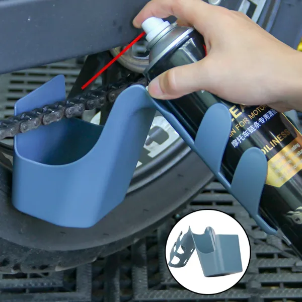 Motorcycle Bike Chain Oil Storage Tool  Agent Widely Used Chain Oil Anti-spray Tool Box Chain Cleaning Oil Spl