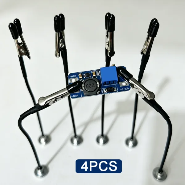 Soldering Third Hand with Strong Magnetic Base, Flexible Arms PCB Holder for Electronics Repair – Alligator Cl