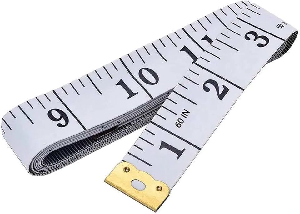 GDMINLO Soft Tape Measure Double Scale Body Sewing Flexible Tailor Craft Vinyl Ruler for Weight Loss Medical B