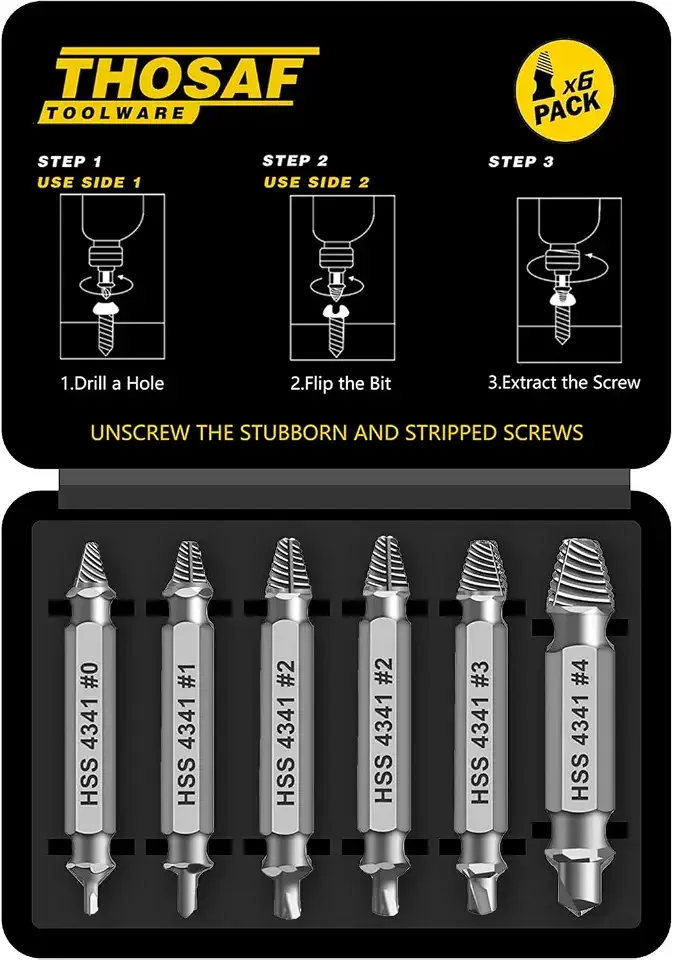 Damaged Screw Extractor Set,Christmas Stocking Stuffers for Adults Men Him
