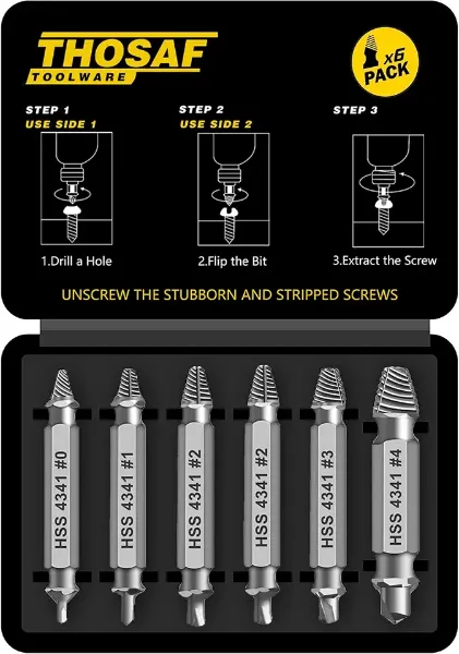 Damaged Screw Extractor Set,Christmas Stocking Stuffers for Adults Men Him